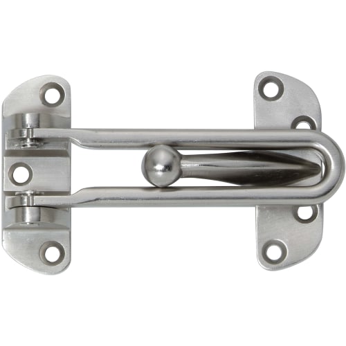 TAYMOR DOOR GUARD SATIN NICKEL; 10 PER CASE